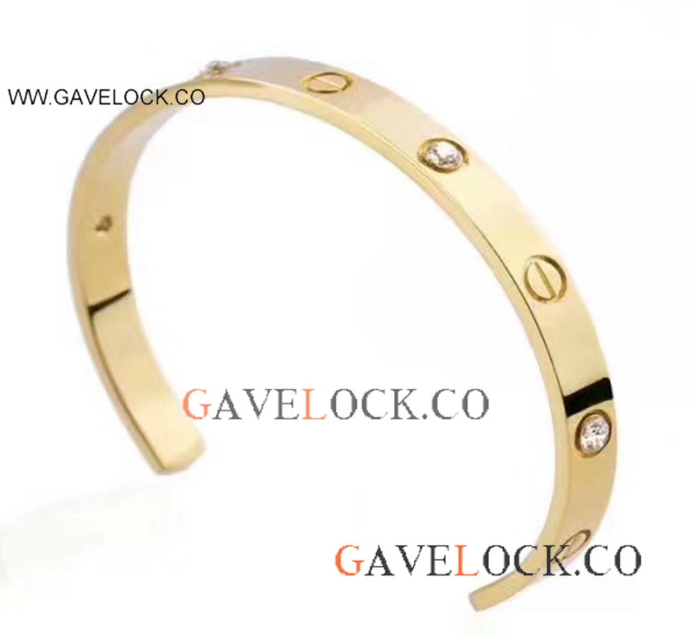 Best Replica Cartier Love Open Bangle Gold & Diamond